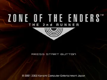 Zone of the Enders - The 2nd Runner screen shot title